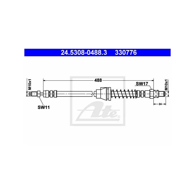 Flexible de frein ATE 24.5308-0488.3