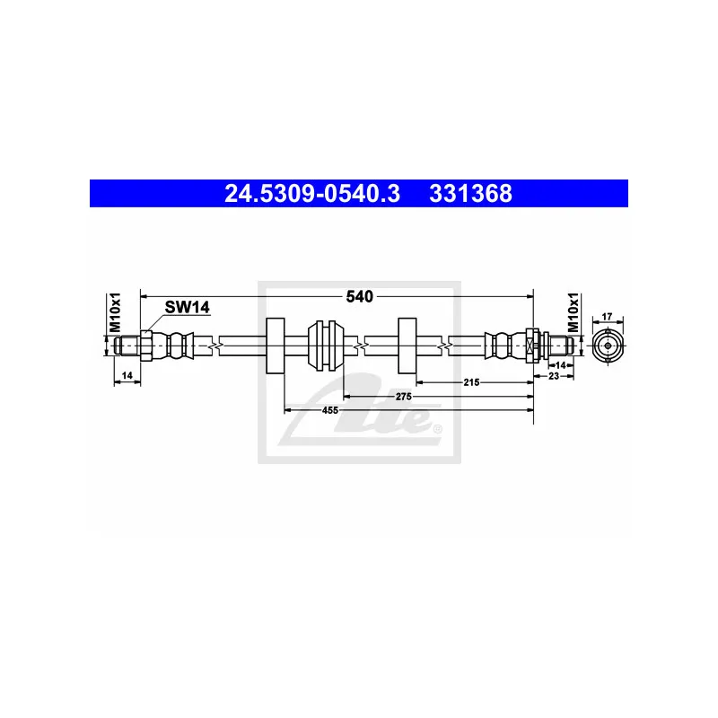 Flexible de frein ATE 24.5309-0540.3