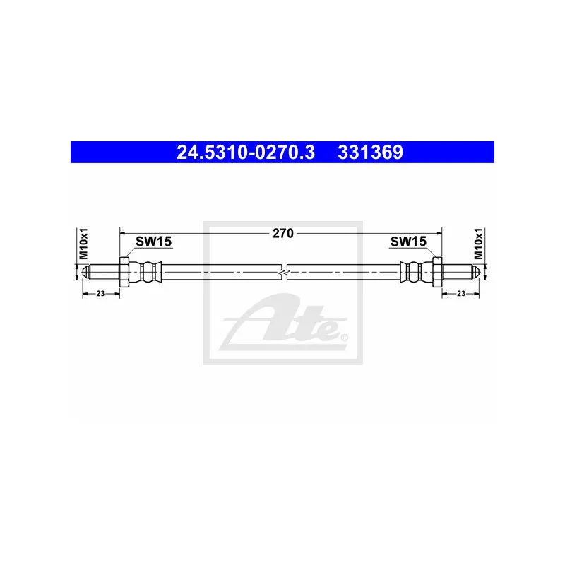 Flexible de frein ATE 24.5310-0270.3