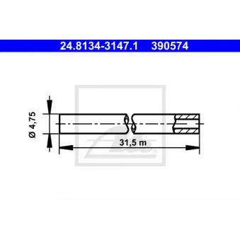 Conduite de frein ATE 24.8134-3147.1