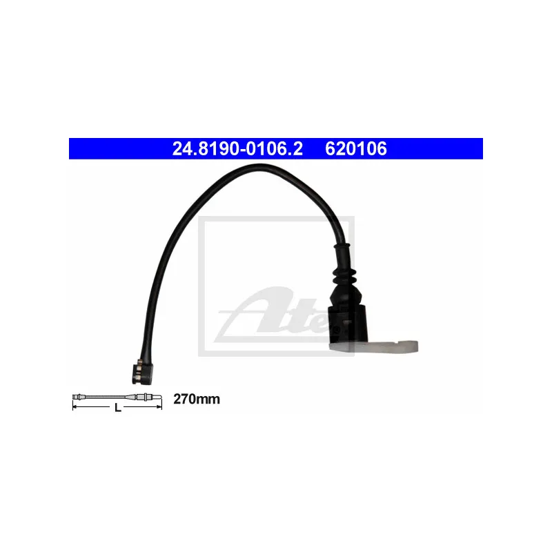 Contact d'avertissement, usure des plaquettes de frein ATE 24.8190-0106.2
