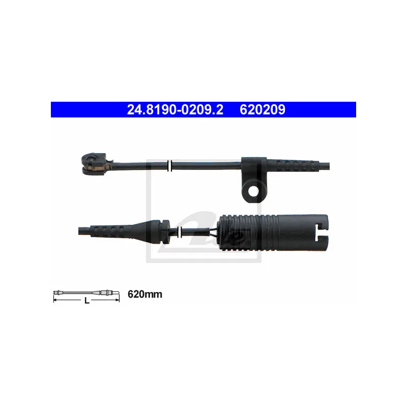 Contact d'avertissement, usure des plaquettes de frein ATE 24.8190-0209.2
