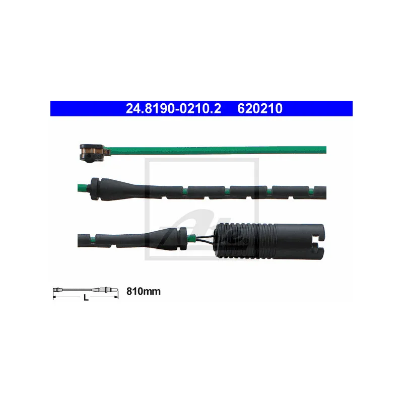 Contact d'avertissement, usure des plaquettes de frein ATE 24.8190-0210.2