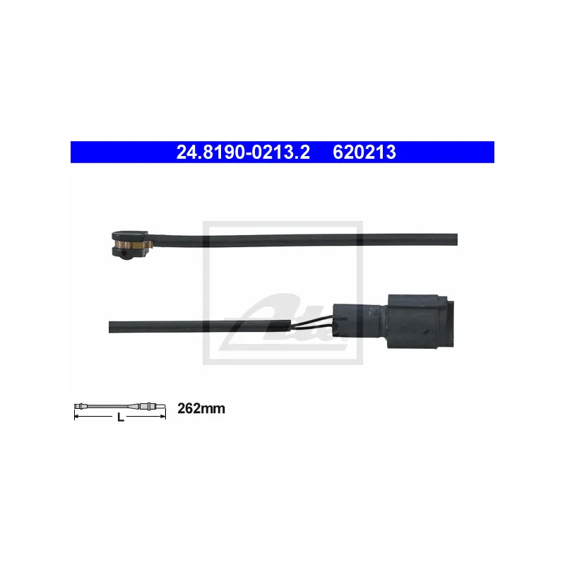 Contact d'avertissement, usure des plaquettes de frein ATE 24.8190-0213.2