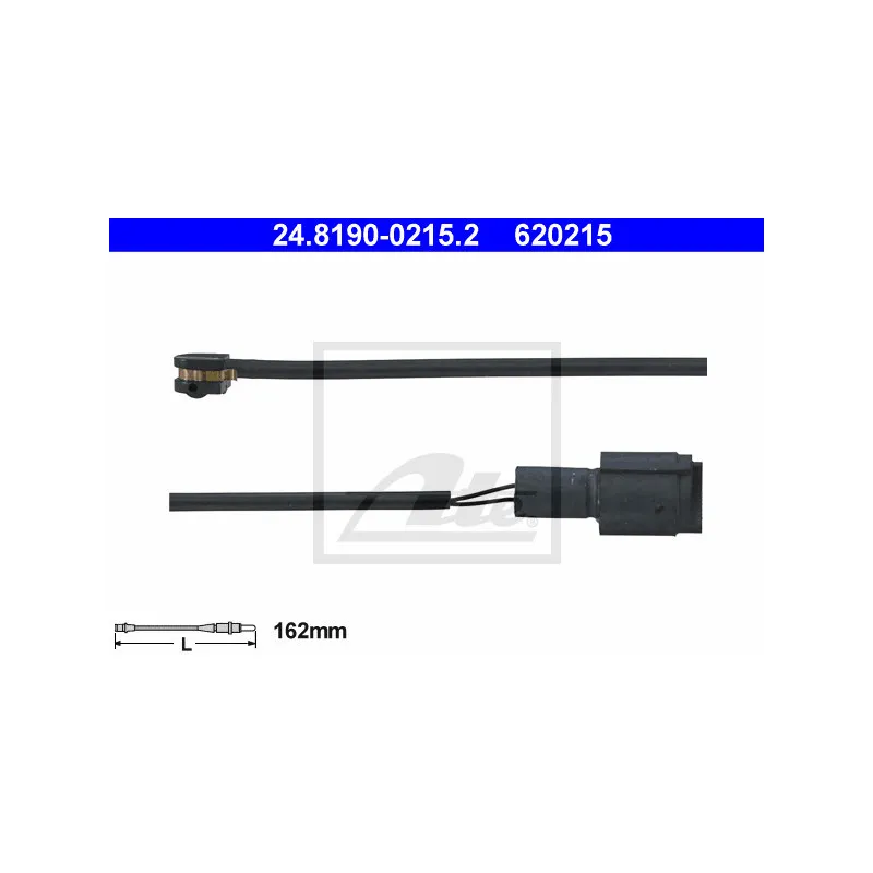 Contact d'avertissement, usure des plaquettes de frein ATE 24.8190-0215.2