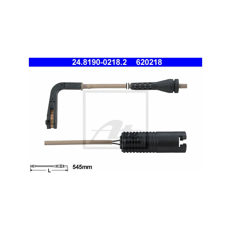 Contact d'avertissement, usure des plaquettes de frein ATE 24.8190-0218.2