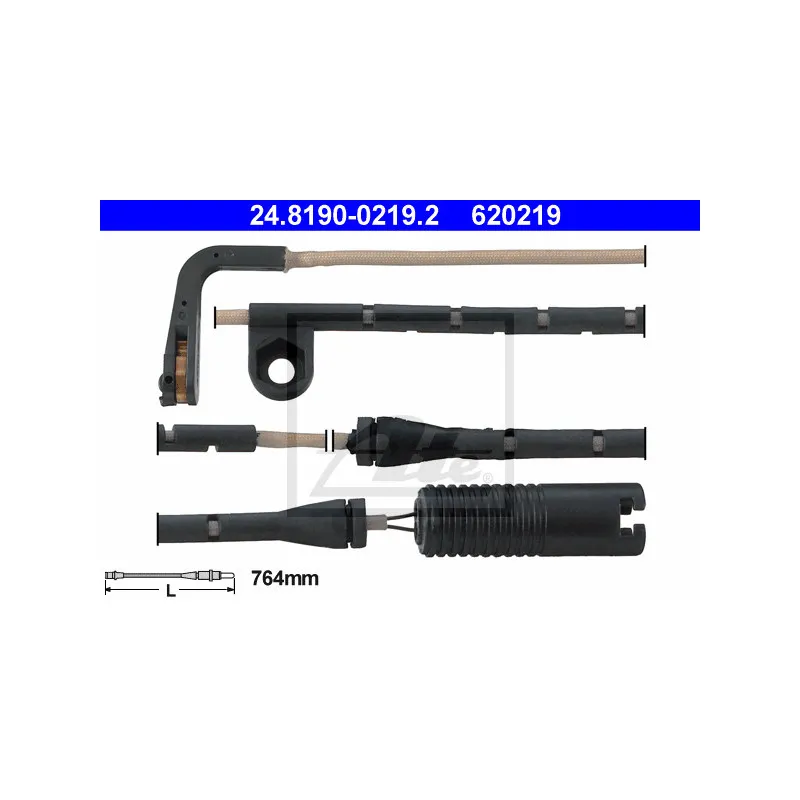 Contact d'avertissement, usure des plaquettes de frein ATE 24.8190-0219.2