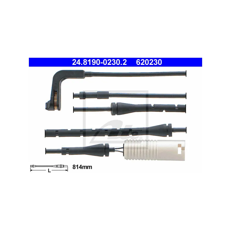 Contact d'avertissement, usure des plaquettes de frein ATE 24.8190-0230.2