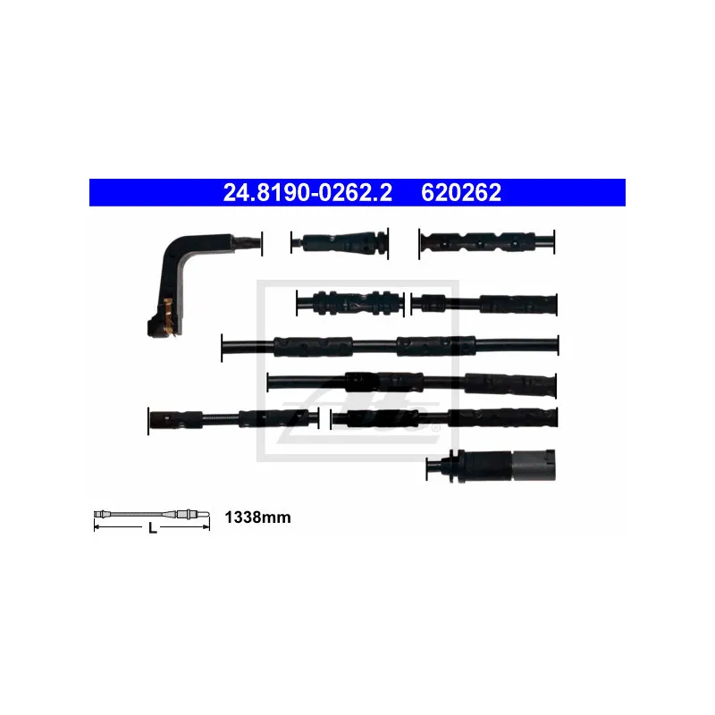 Contact d'avertissement, usure des plaquettes de frein ATE 24.8190-0262.2
