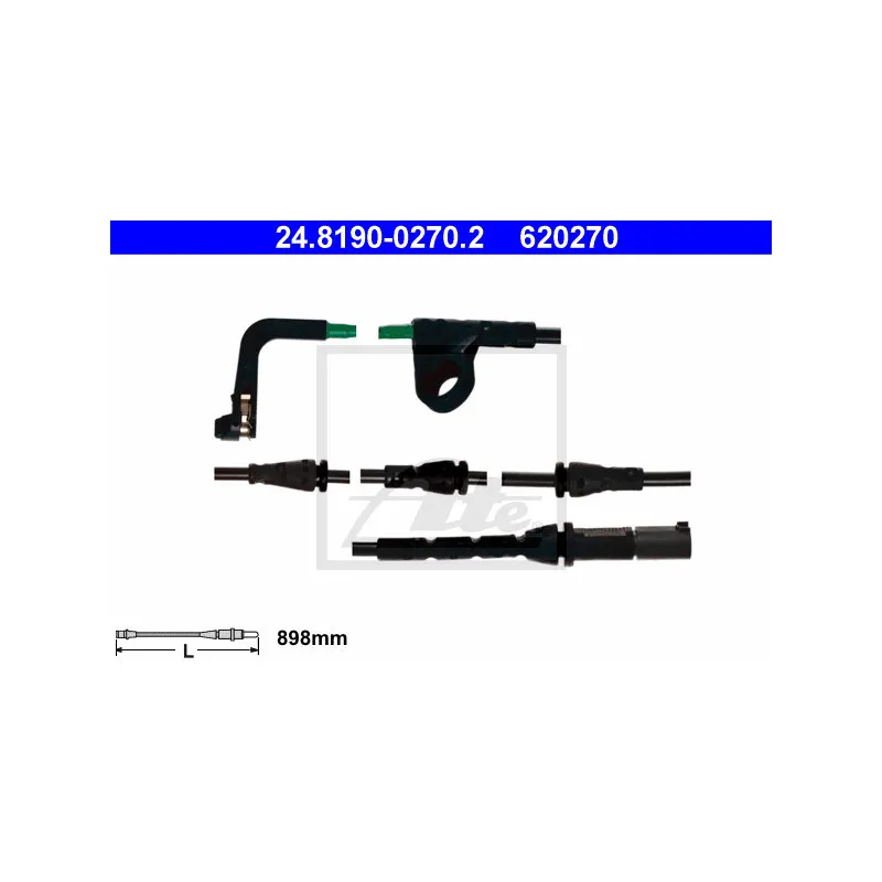 Contact d'avertissement, usure des plaquettes de frein ATE 24.8190-0270.2