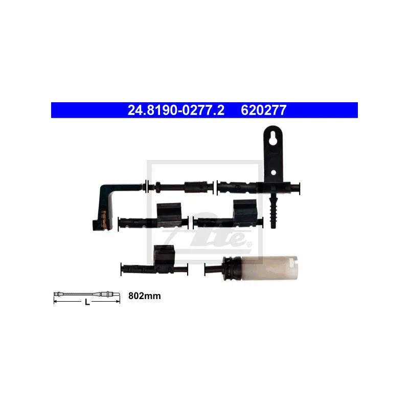 Contact d'avertissement, usure des plaquettes de frein ATE 24.8190-0277.2