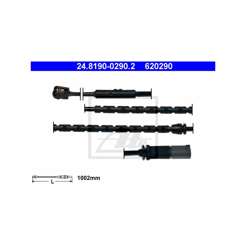 Contact d'avertissement, usure des plaquettes de frein ATE 24.8190-0290.2