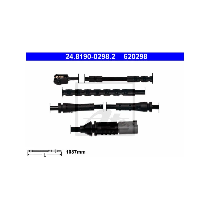 Contact d'avertissement, usure des plaquettes de frein ATE 24.8190-0298.2