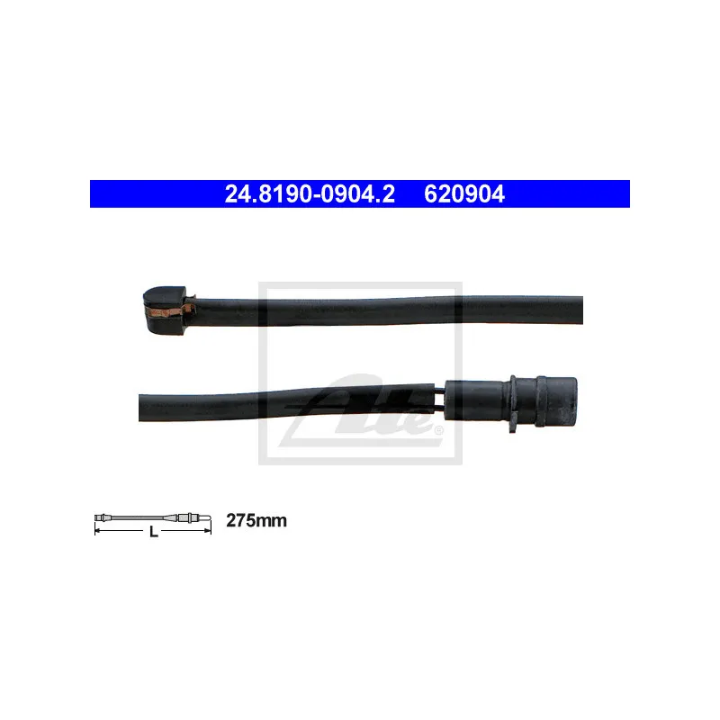 Contact d'avertissement, usure des plaquettes de frein ATE 24.8190-0904.2
