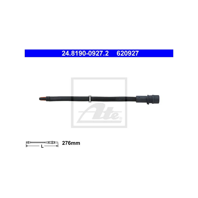 Contact d'avertissement, usure des plaquettes de frein ATE 24.8190-0927.2