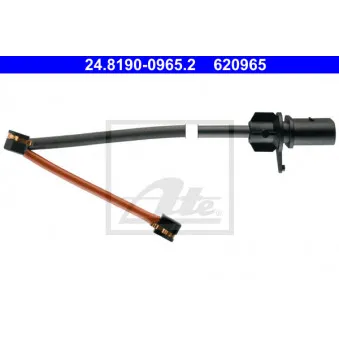 Contact d'avertissement, usure des plaquettes de frein ATE 24.8190-0965.2