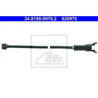 Contact d'avertissement, usure des plaquettes de frein ATE 24.8190-0970.2