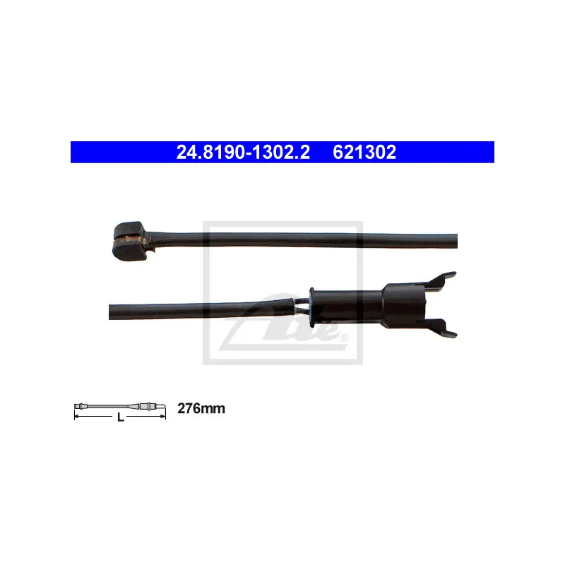 Contact d'avertissement, usure des plaquettes de frein ATE 24.8190-1302.2