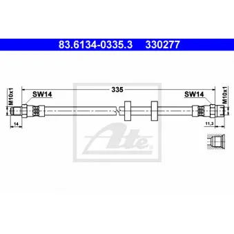 Flexible de frein ATE 83.6134-0335.3