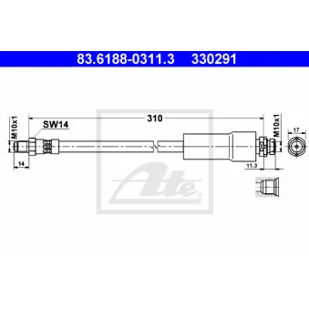 Flexible de frein ATE 83.6188-0311.3