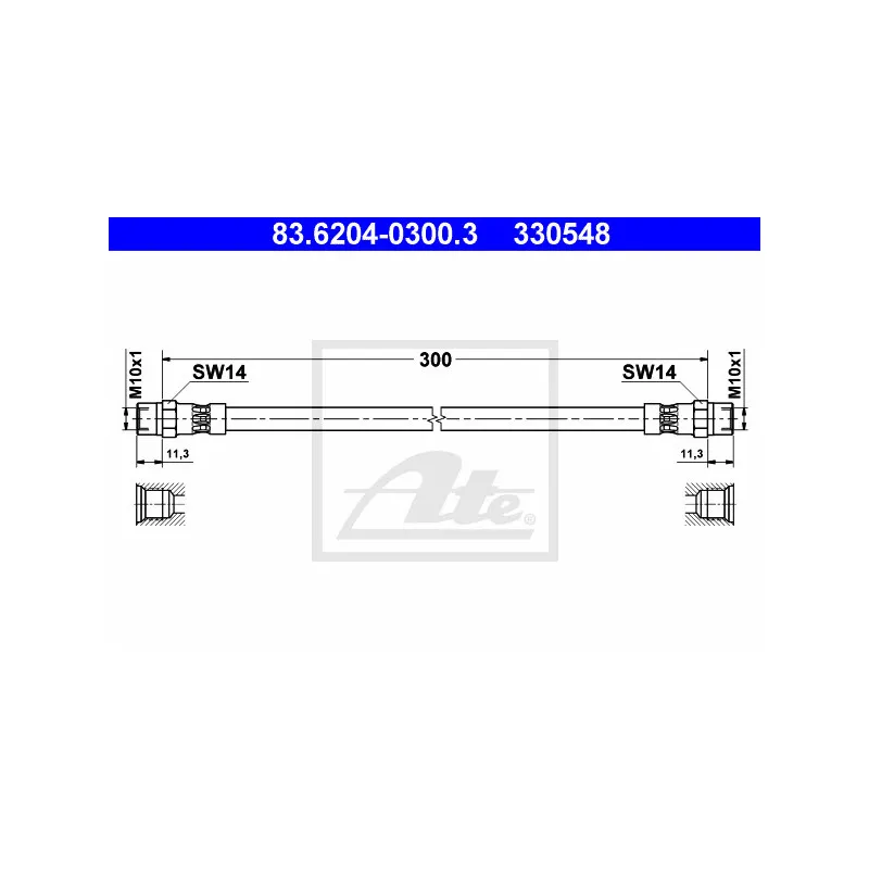 Flexible de frein ATE 83.6204-0300.3