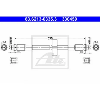 Flexible de frein ATE 83.6213-0335.3