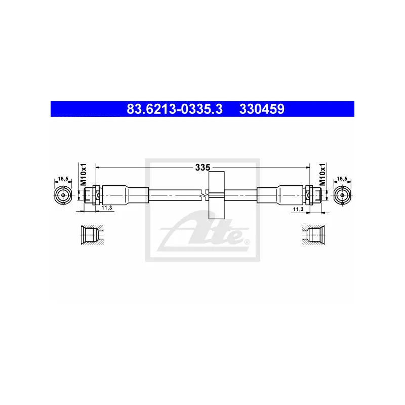 Flexible de frein ATE 83.6213-0335.3