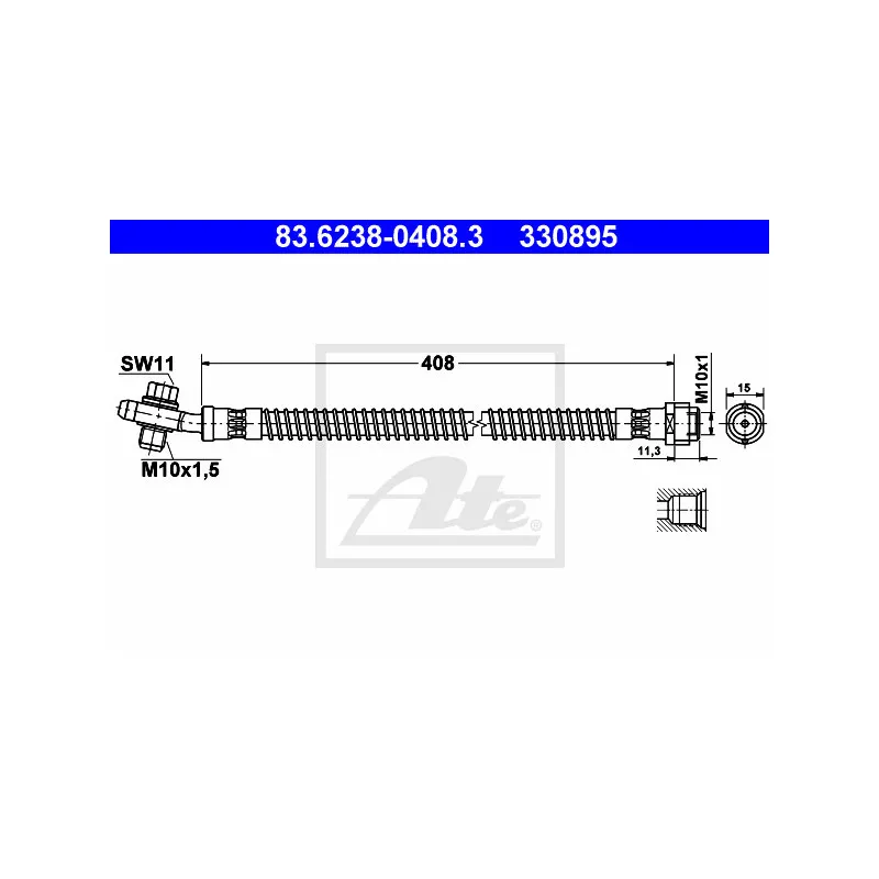 Flexible de frein ATE 83.6238-0408.3