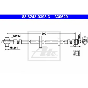Flexible de frein ATE 83.6243-0393.3