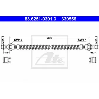 Flexible de frein ATE 83.6251-0301.3