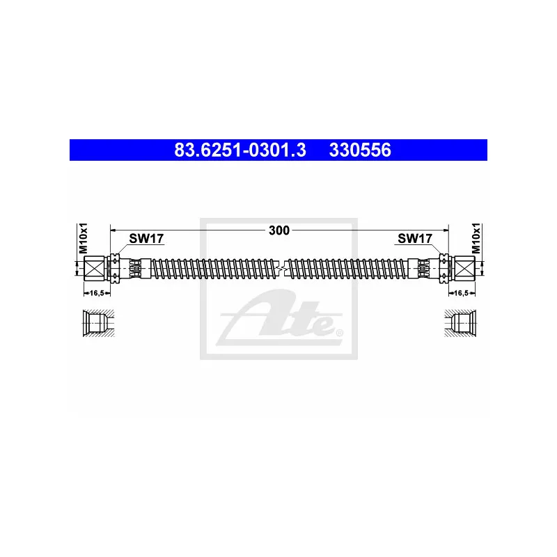 Flexible de frein ATE 83.6251-0301.3