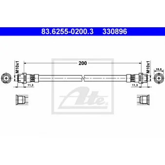 Flexible de frein ATE 83.6255-0200.3