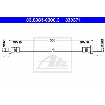 Flexible de frein ATE 83.6383-0300.3
