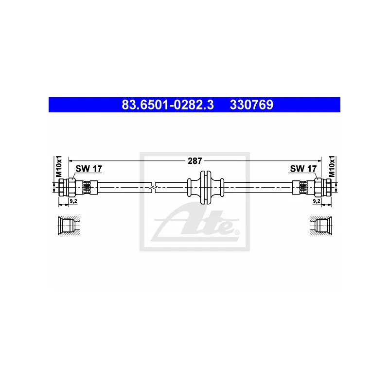 Flexible de frein ATE 83.6501-0282.3