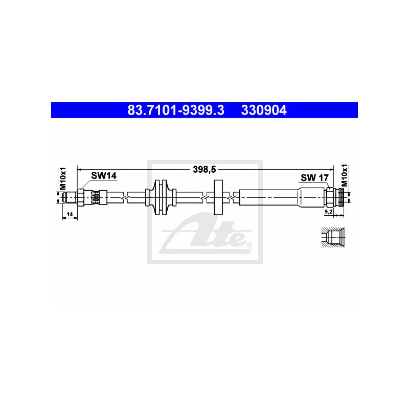 Flexible de frein ATE 83.7101-9399.3