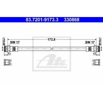 Flexible de frein ATE 83.7201-9173.3
