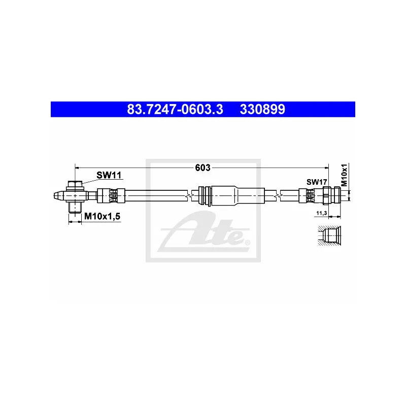 Flexible de frein ATE 83.7247-0603.3