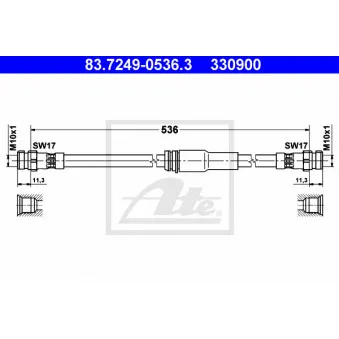 Flexible de frein ATE 83.7249-0536.3
