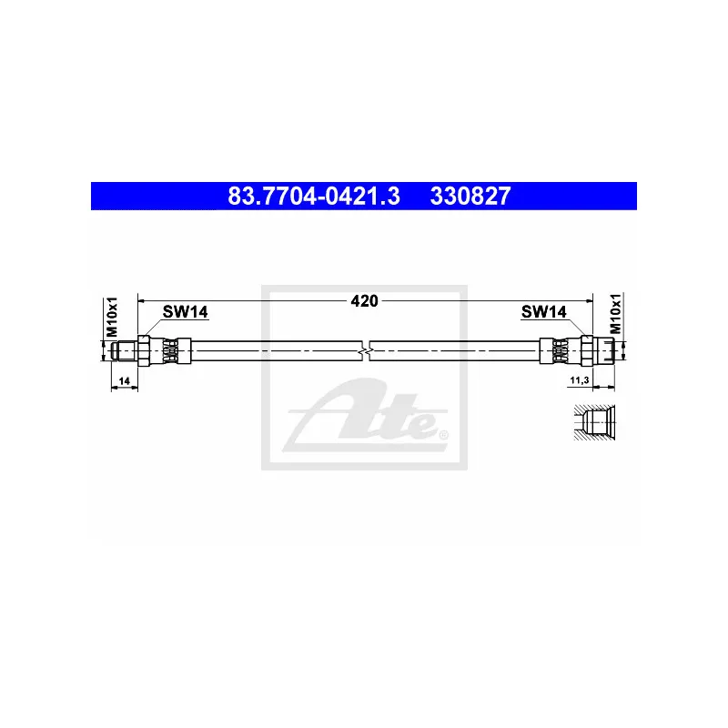 Flexible de frein ATE 83.7704-0421.3