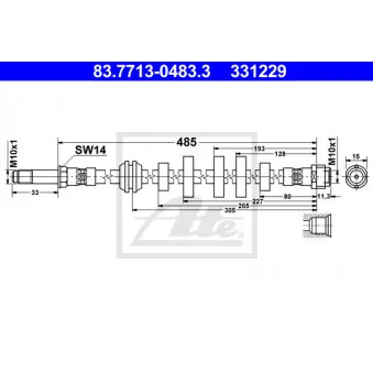 Flexible de frein ATE 83.7713-0483.3