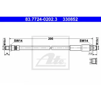 Flexible de frein ATE 83.7724-0202.3