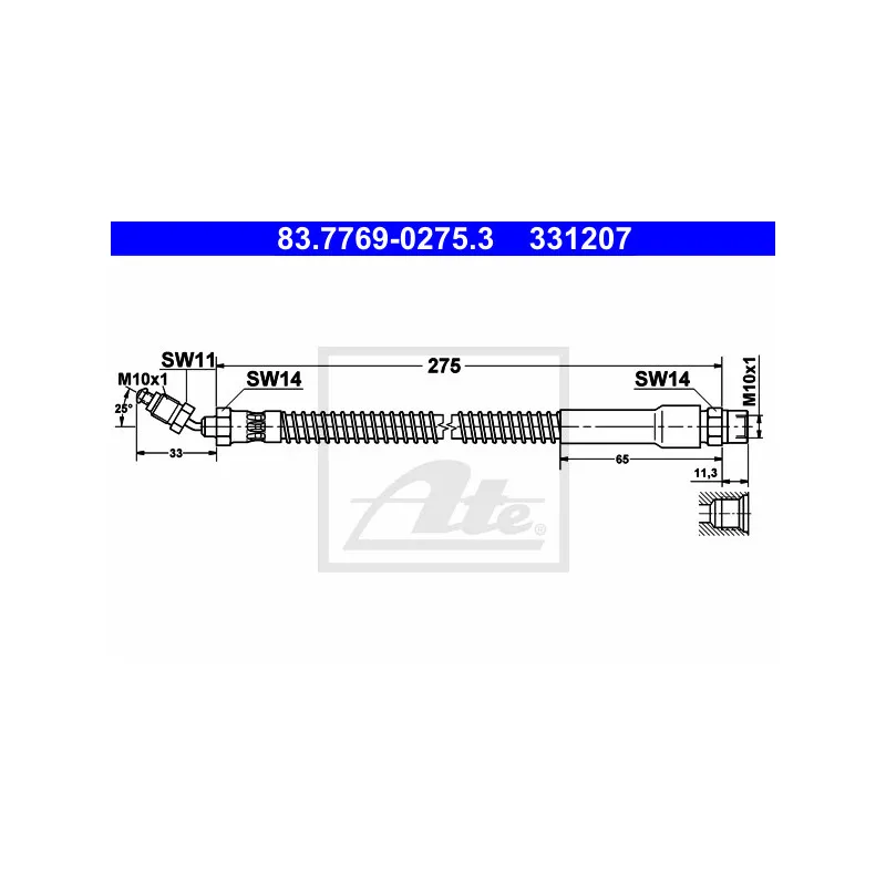 Flexible de frein ATE 83.7769-0275.3
