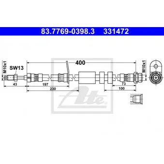 Flexible de frein ATE 83.7769-0398.3