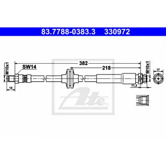 Flexible de frein ATE 83.7788-0383.3