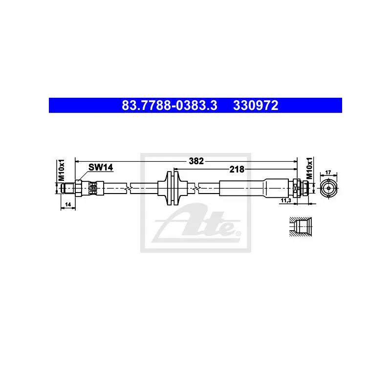 Flexible de frein ATE 83.7788-0383.3