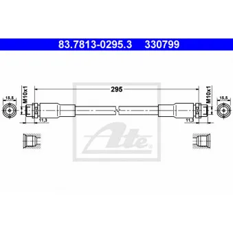 Flexible de frein ATE 83.7813-0295.3