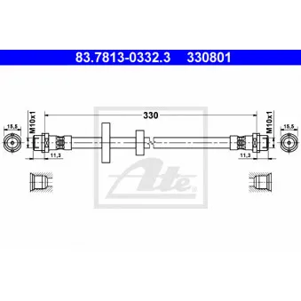 Flexible de frein ATE 83.7813-0332.3