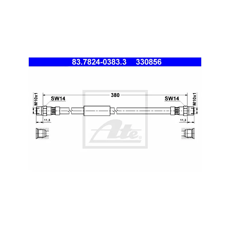 Flexible de frein ATE 83.7824-0383.3