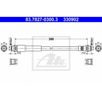 Flexible de frein ATE 83.7827-0300.3