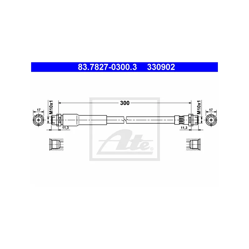 Flexible de frein ATE 83.7827-0300.3